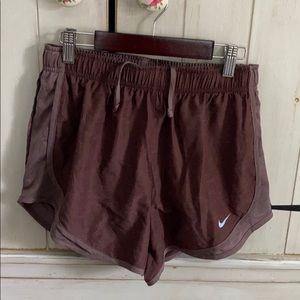 Maroon Nike Dryfit Shorts
